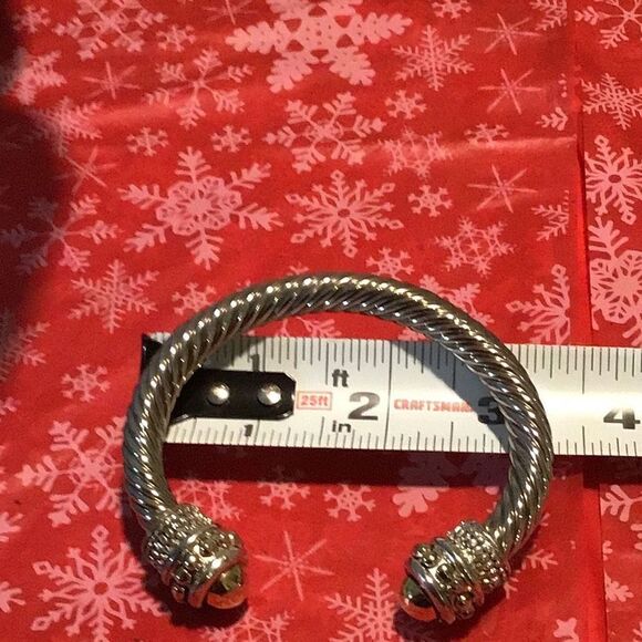 Bracelet beautiful vintage twisted metal - Picture 4 of 5